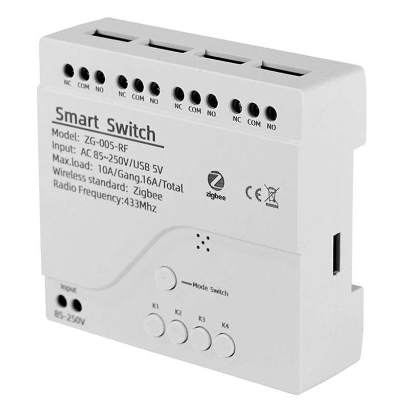 Smart Relay Tuya - [NEWA08R] Modul Sakelar Pintar Tuya Zigbee