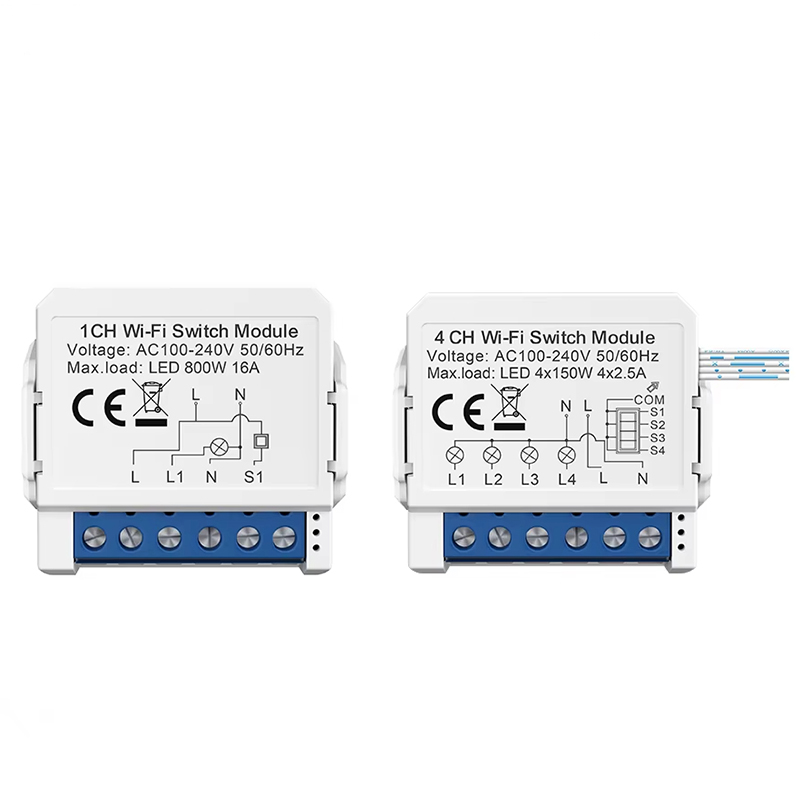 Tuya 4 Channel - WSM16 Tuya Modul Saklar Pintar WiFi