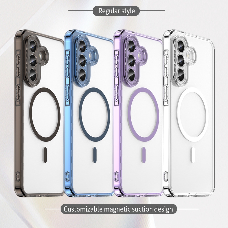 Shelly - Casing Transparan Pengisian Daya Nirkabel Magnetik