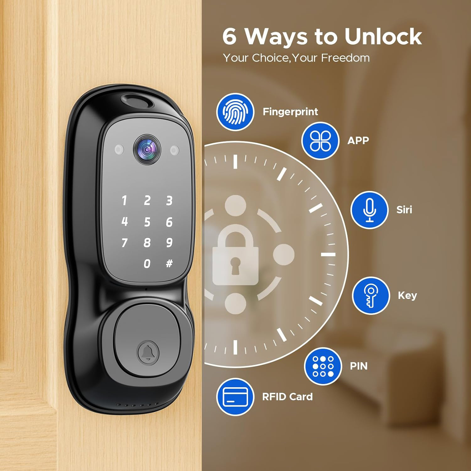 Kunci Pintu Pintar Wifi Tuya ‎ - Tuya Smart ulasan dan harga