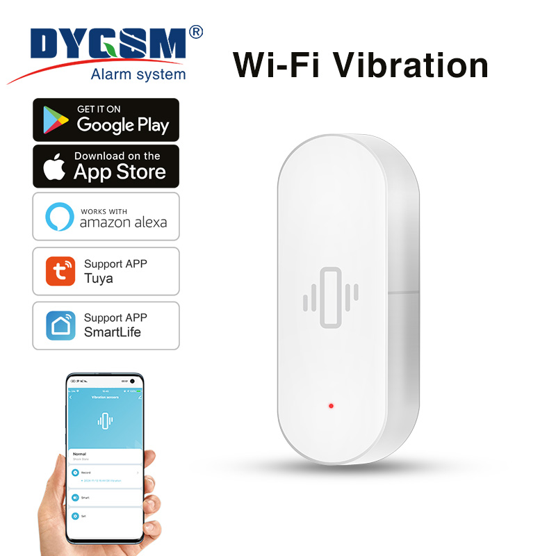 Sensor Getaran WiFi Tuya, Dete - Home Assistant Tuya ulasan dan harga