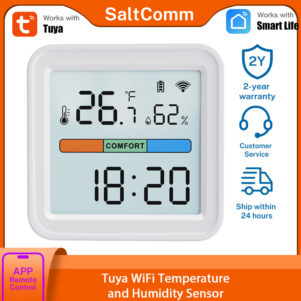 Tuya Sensor Suhu dan Kelembapa - Home Assistant Tuya ulasan dan harga