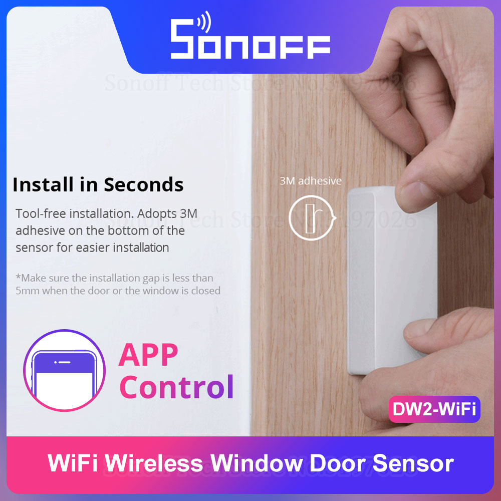 Sonoff DW2-WiFi Keamanan Nirka - Sonoff ulasan dan harga