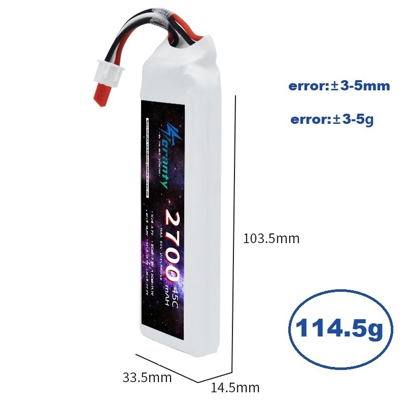 1/3 buah 2S 7.4V baterai Lipo  - Shelly Plug ulasan dan harga