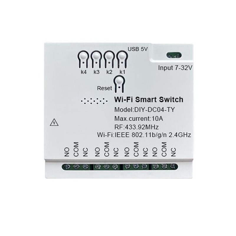 Modul Saklar Pintar 4 Saluran  - Tuya 4 Channel ulasan dan harga